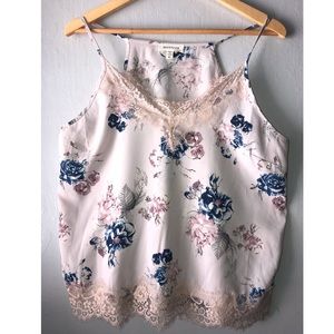 Lace tank top